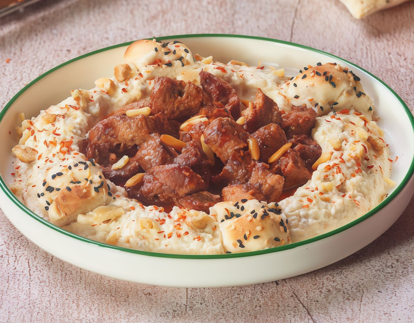 Hummus With Meat