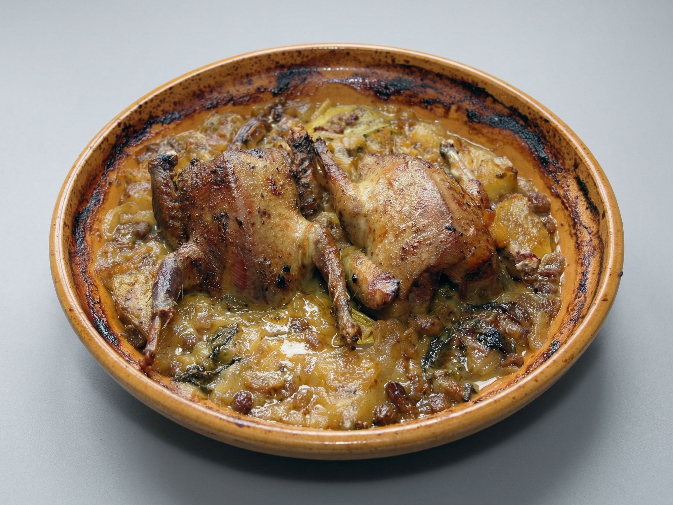 Oven Baked Rice with Pigeon