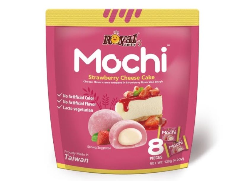 Mochi Cake Strawberry 8 Pieces