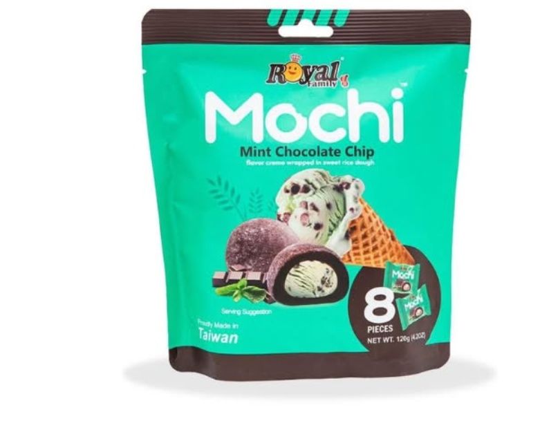 Mint Chocolate Mochi Cake - 8 Pieces