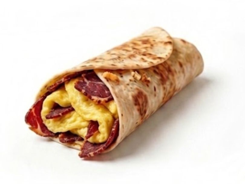 Basturma Omelette Roll
