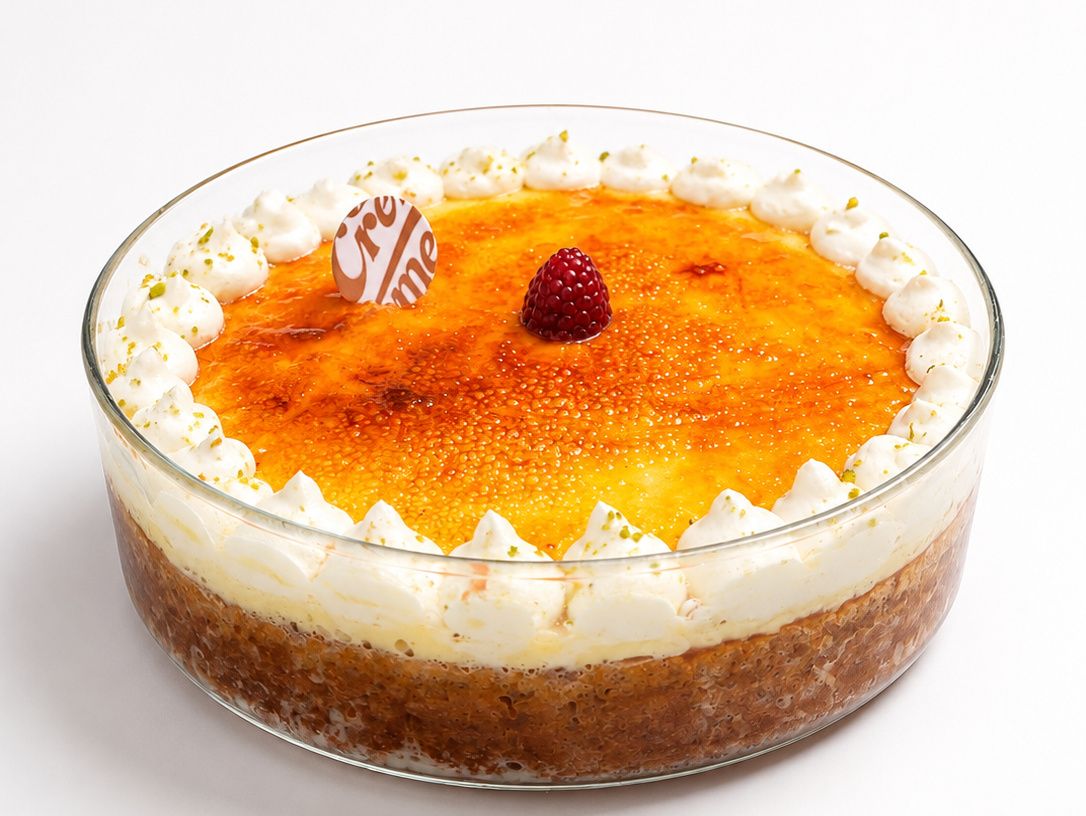 Large Brulee Cake Bowl