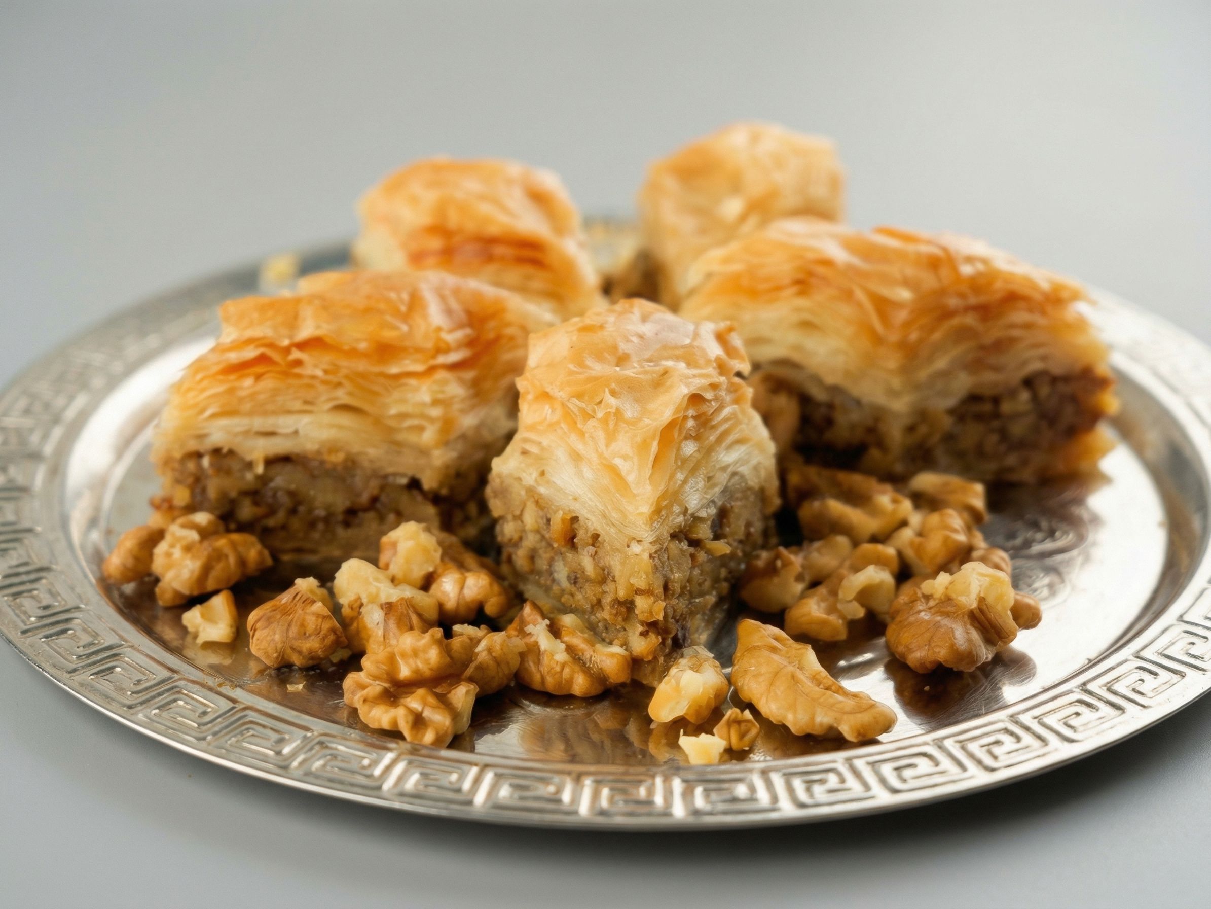 Walnut Baklava with Walnut