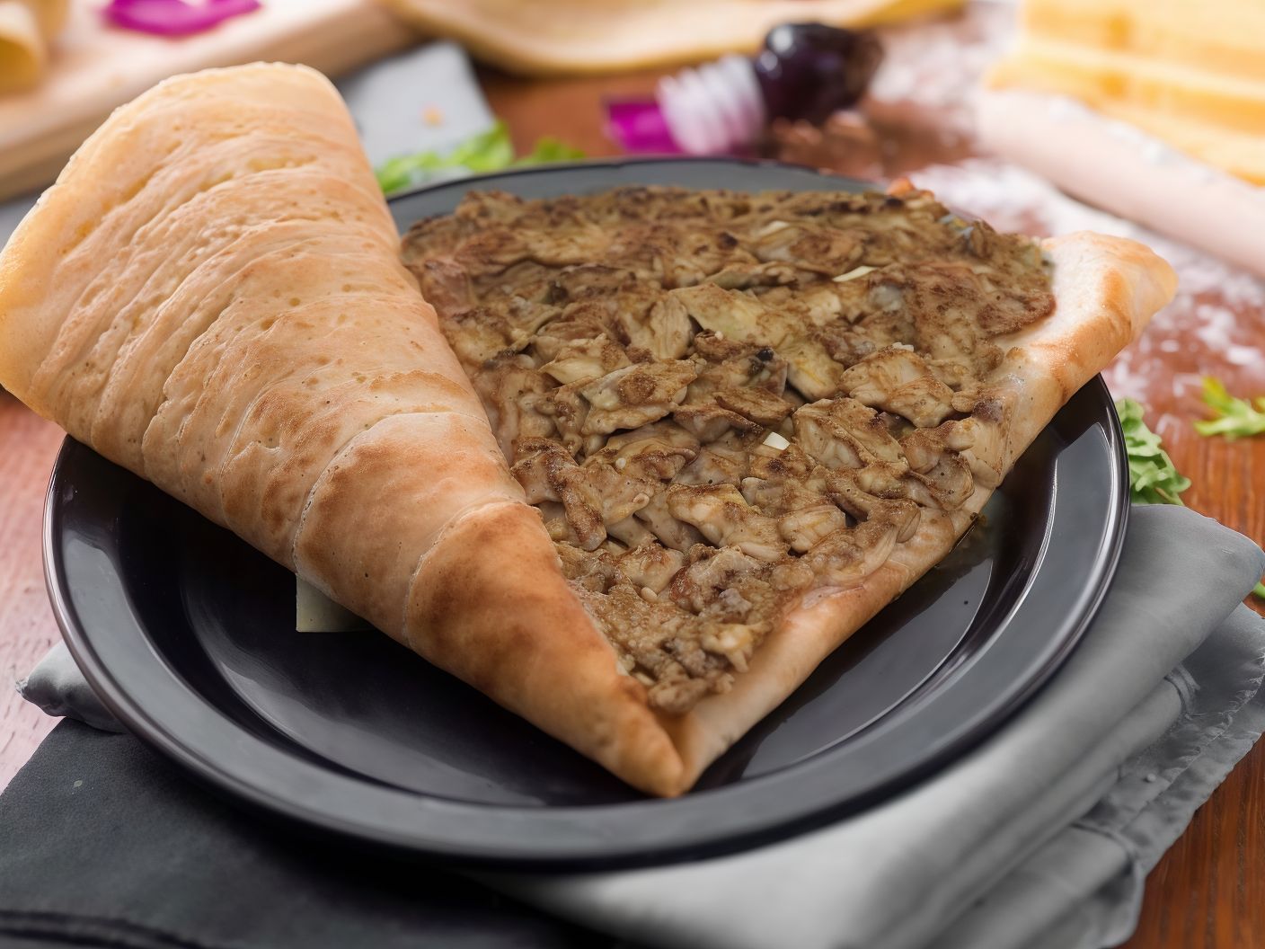 Chicken Shawerma Extra Crepe