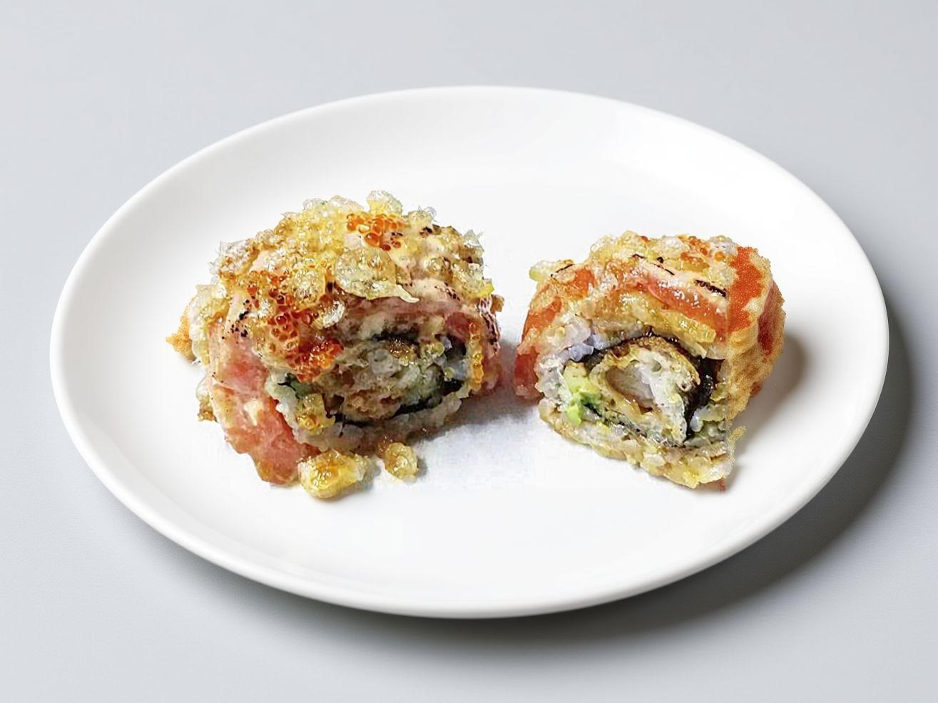 Salmon tempura dynamite