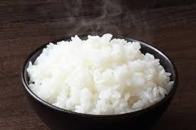 steamed rice