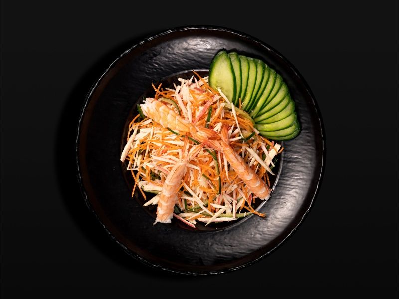 Shrimp and crab salad