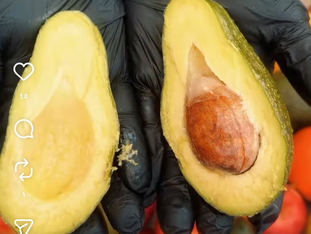 Avocado with milk