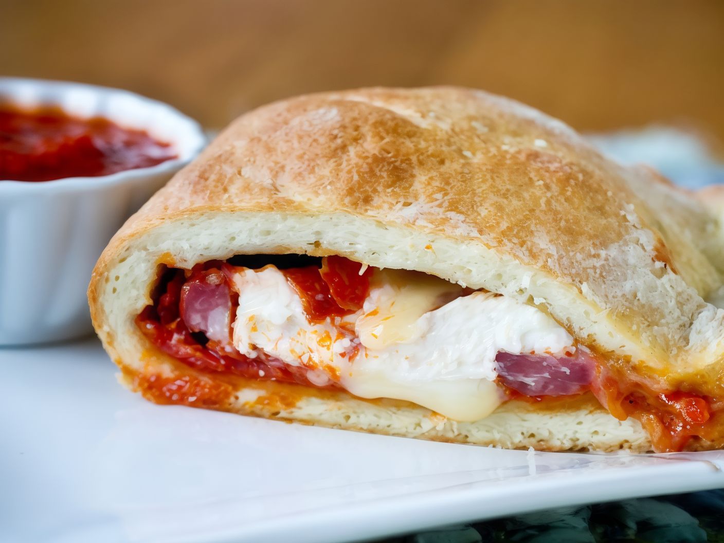 Salami Calzone