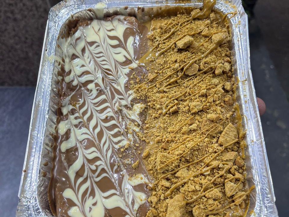Lotus and Nutella Chocolate Pie