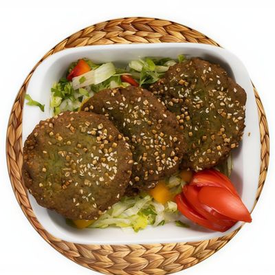 Taamia With Tahini Dish