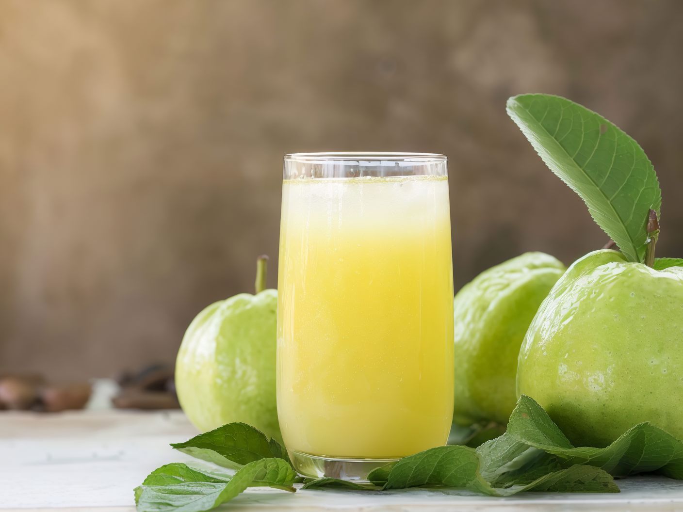 Guava With Mint Juice