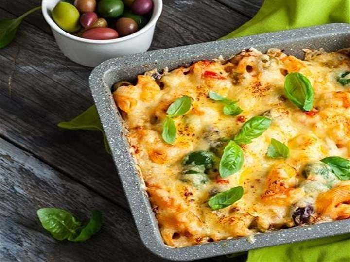 مكرونة شمندي خضروات صوص احمر