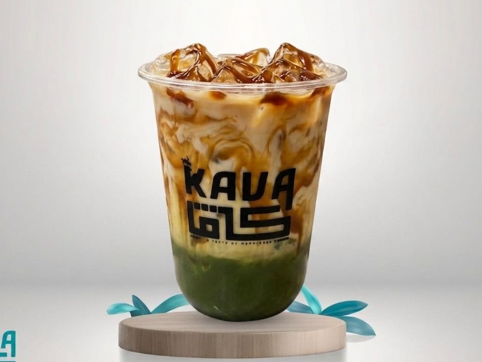 Iced Caramel Matcha