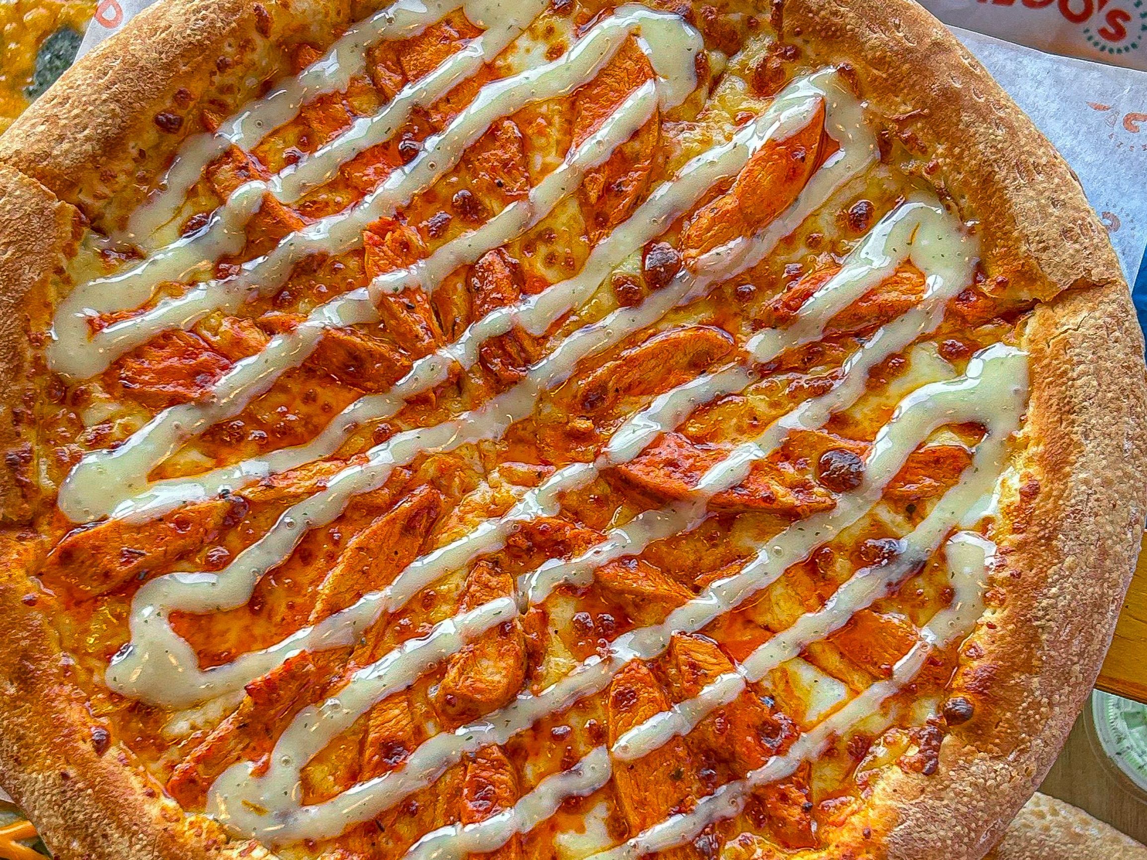 Buffalo Ranch Chicken Pizza