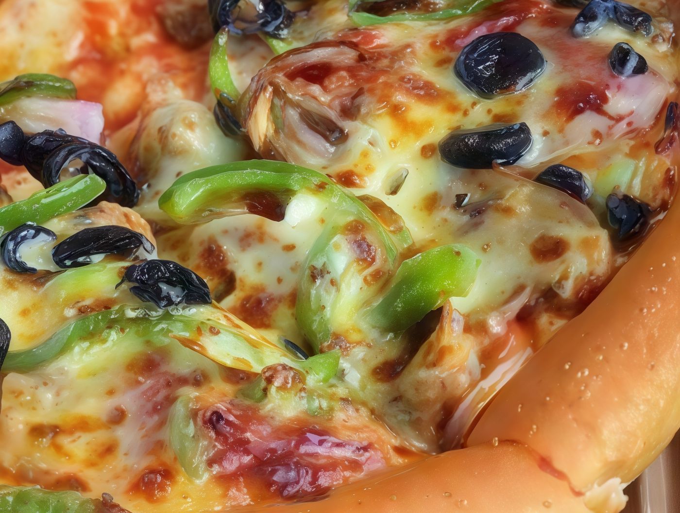 Italian super supreme pizza