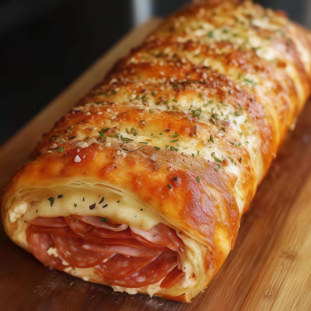 Italian pizza roll salami