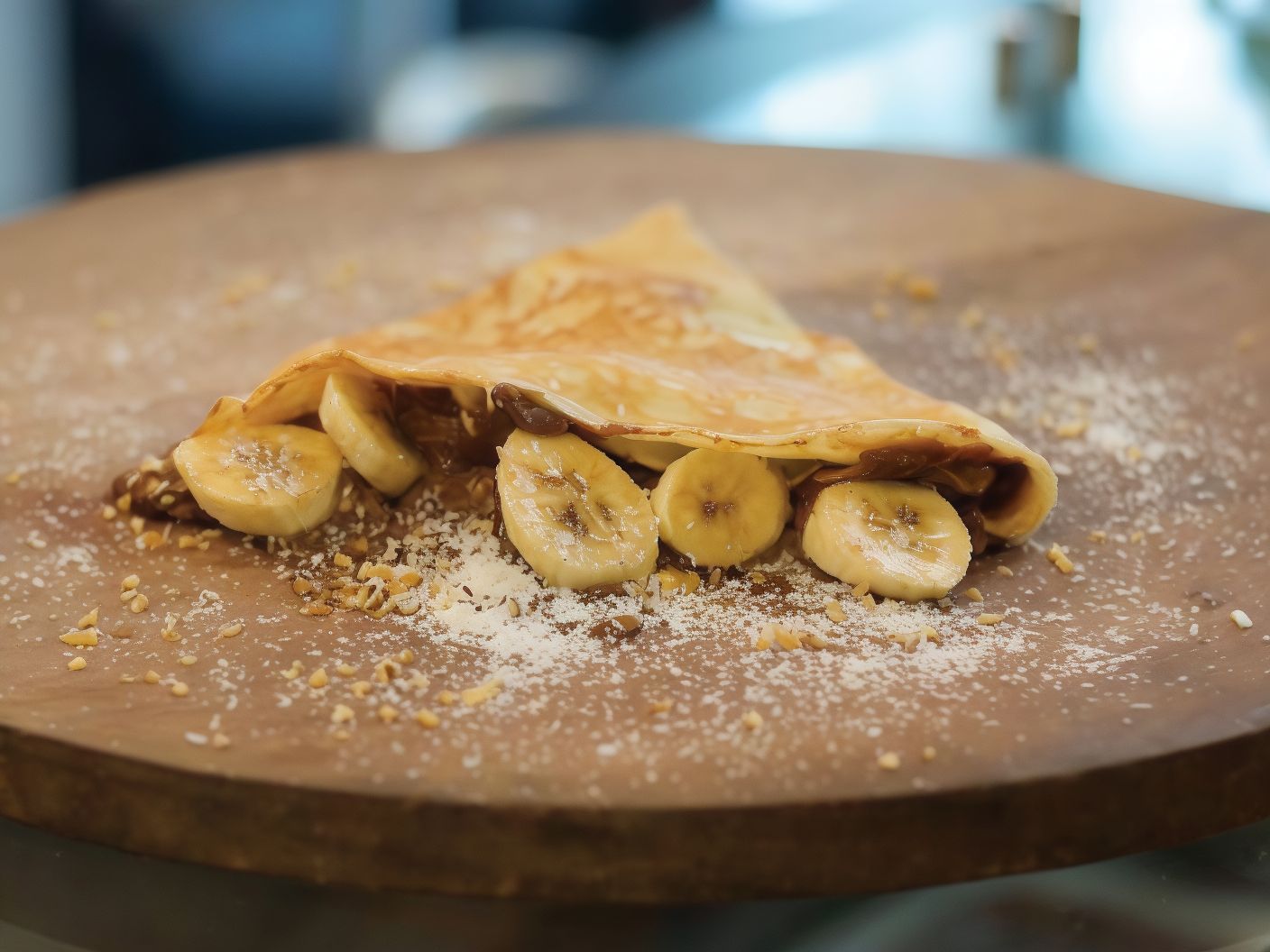 Banana chocolate crepe Saleem