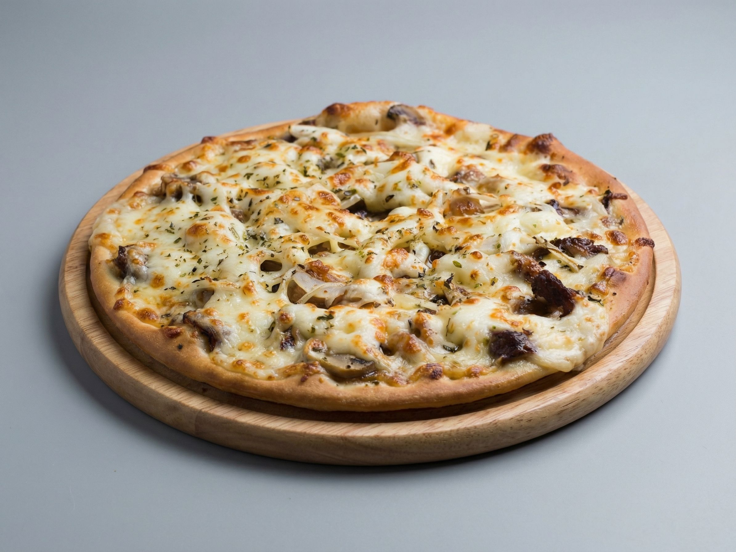 Italian meat shawarma pizza