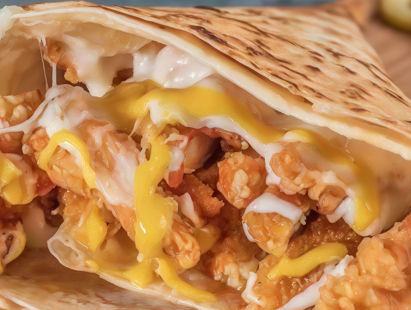 Shrimp crepe