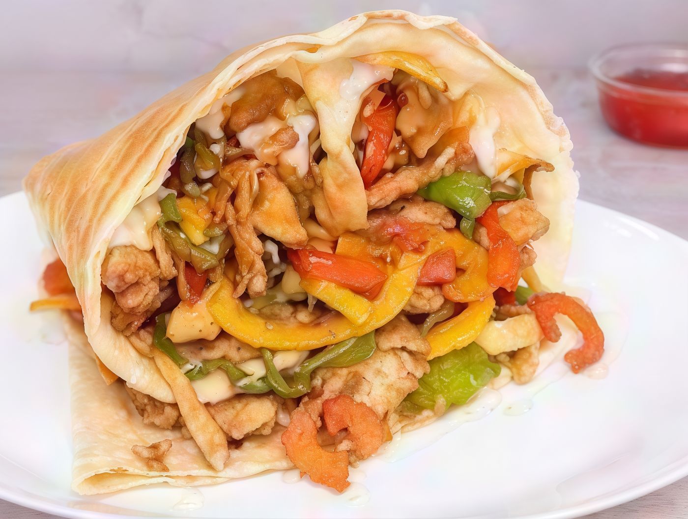 Hot or cold zinger crepe