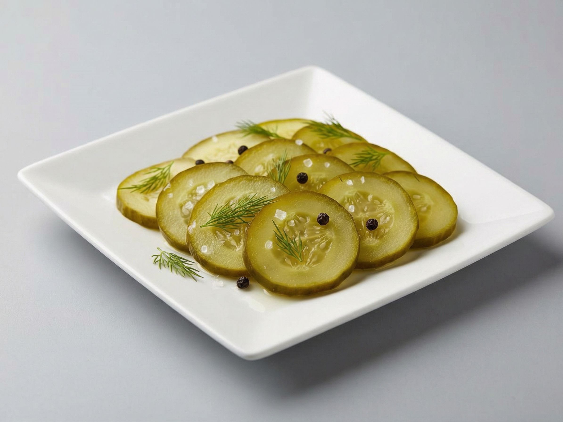 Pickled Cucumber on Sandwiches