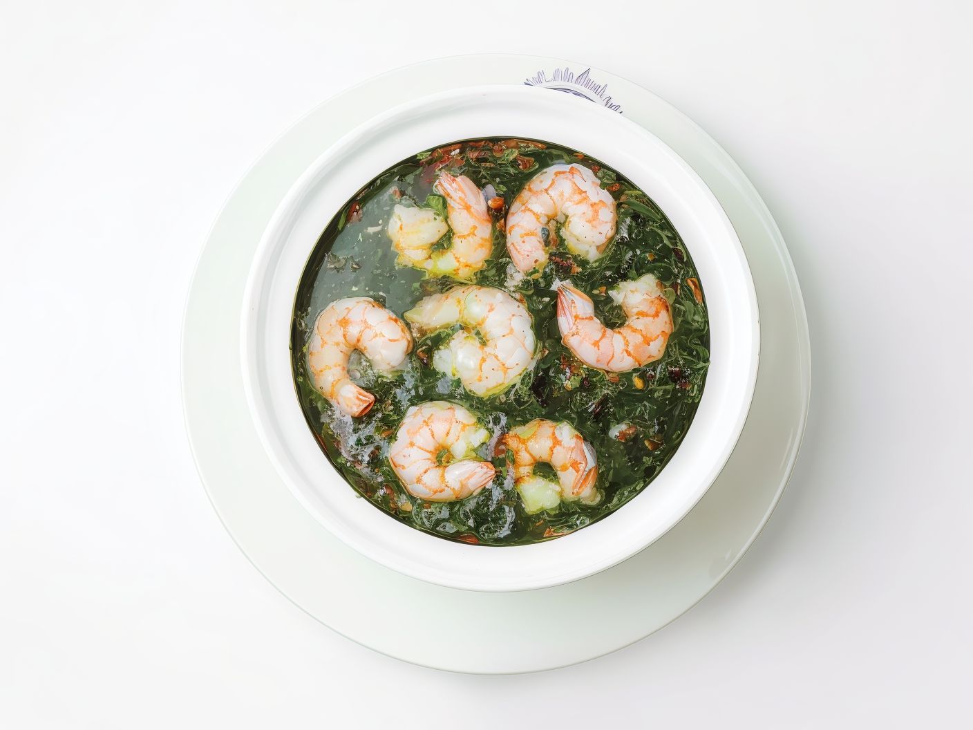 Molokhia with Shrimp