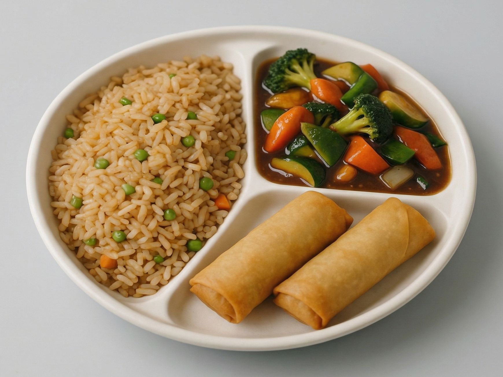 Double Fried Rice With Vegetables