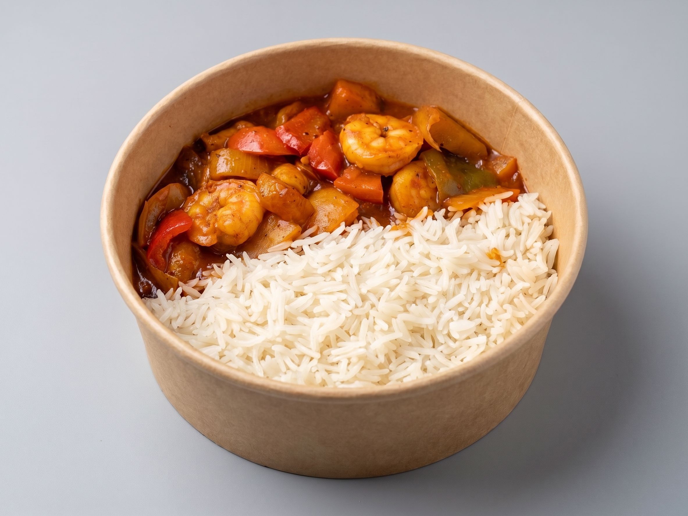 Sweet & Sour Shrimp with White Basmati Rice