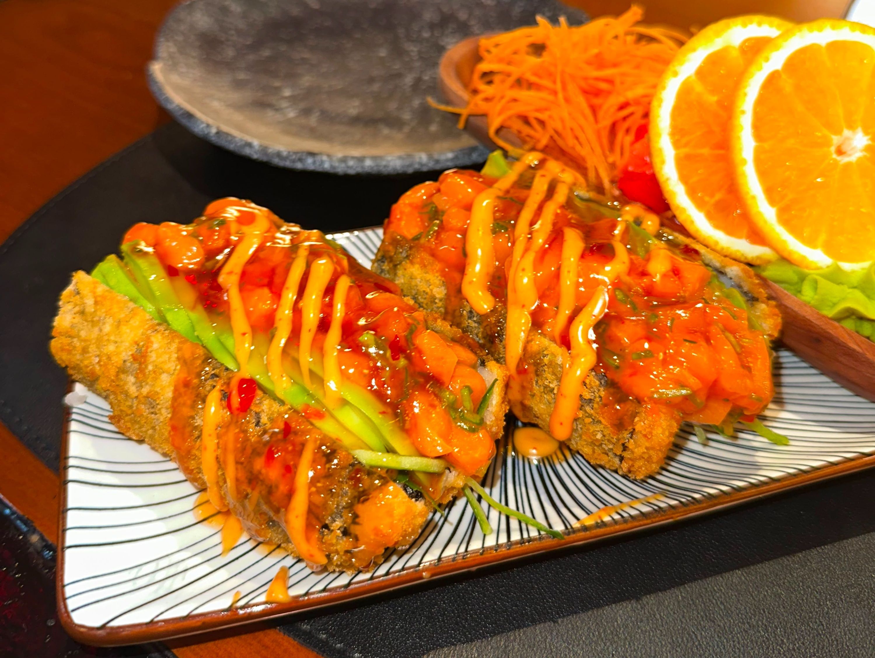 Salmon Sushi Burrito