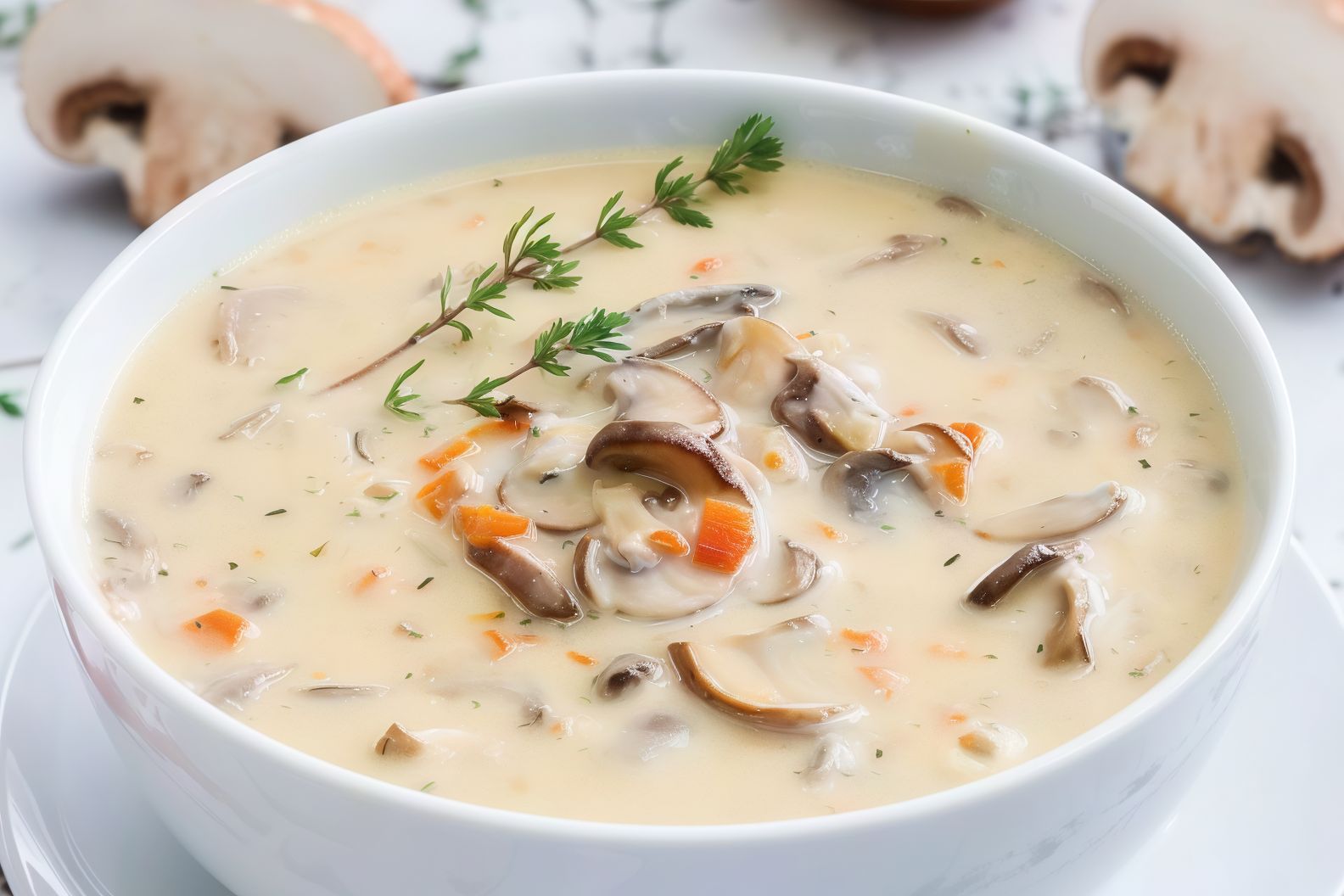 Chicken and Mushroom Soup