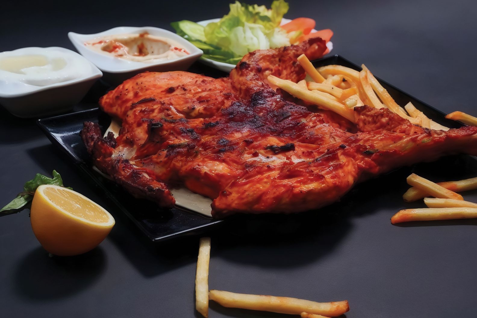 Grilled Chicken with Spinach