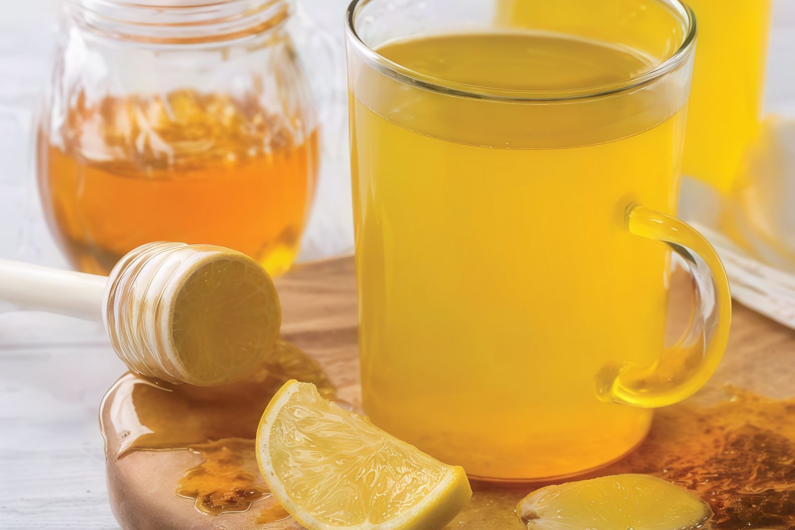 Ginger, Honey, and Lemon Tea