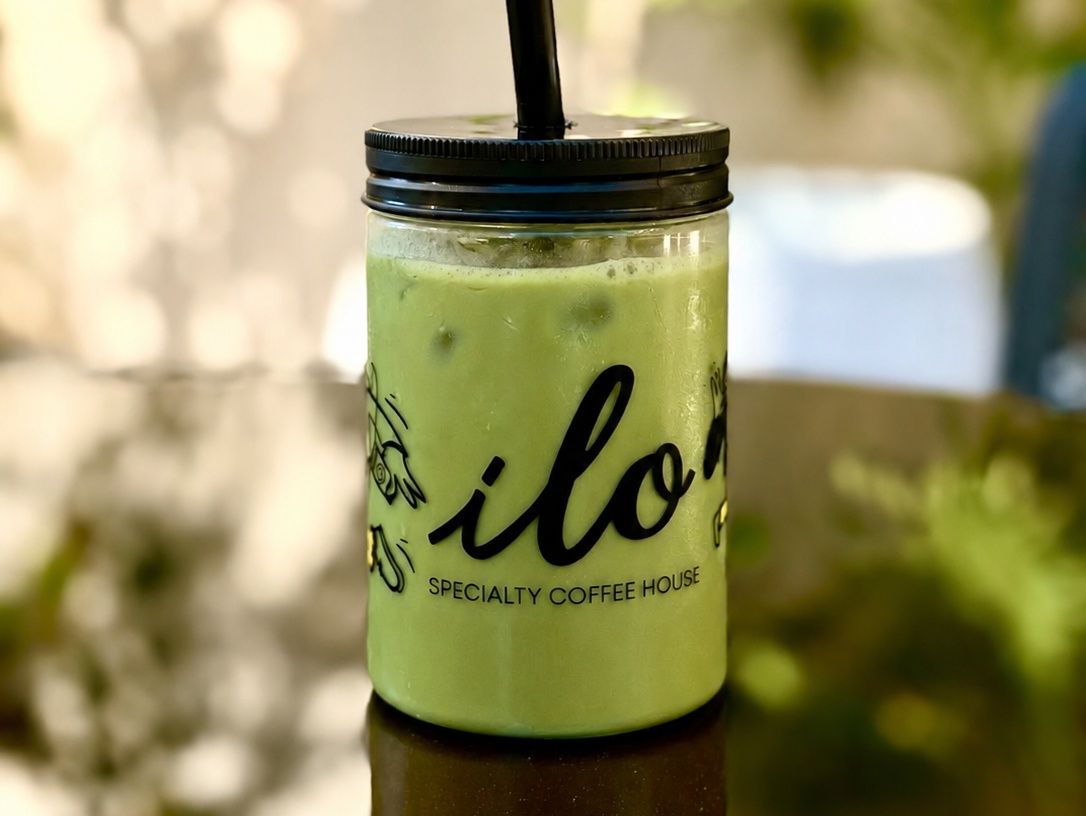 Salted Caramel Matcha Frappe