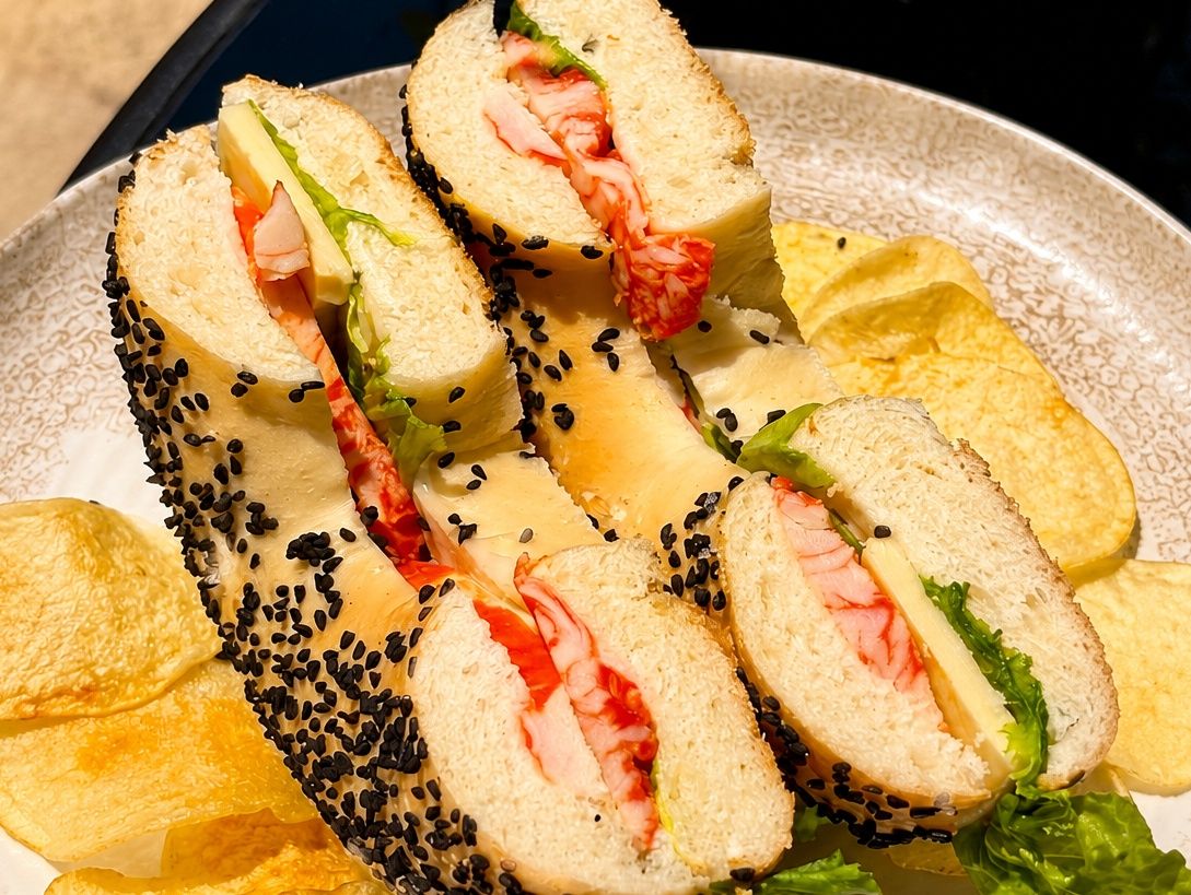Chicken Paprika Bagel