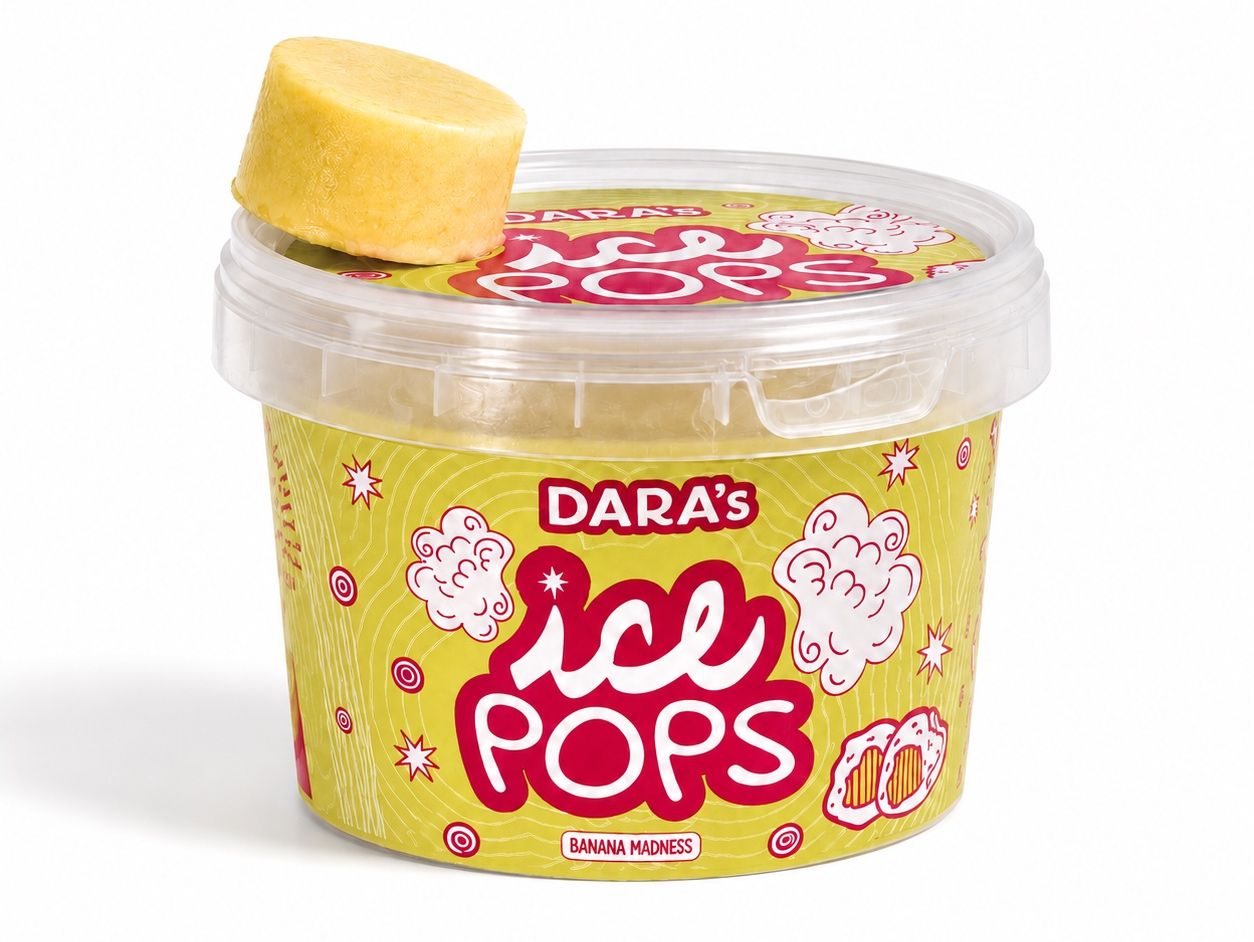 Banana Ice Pops