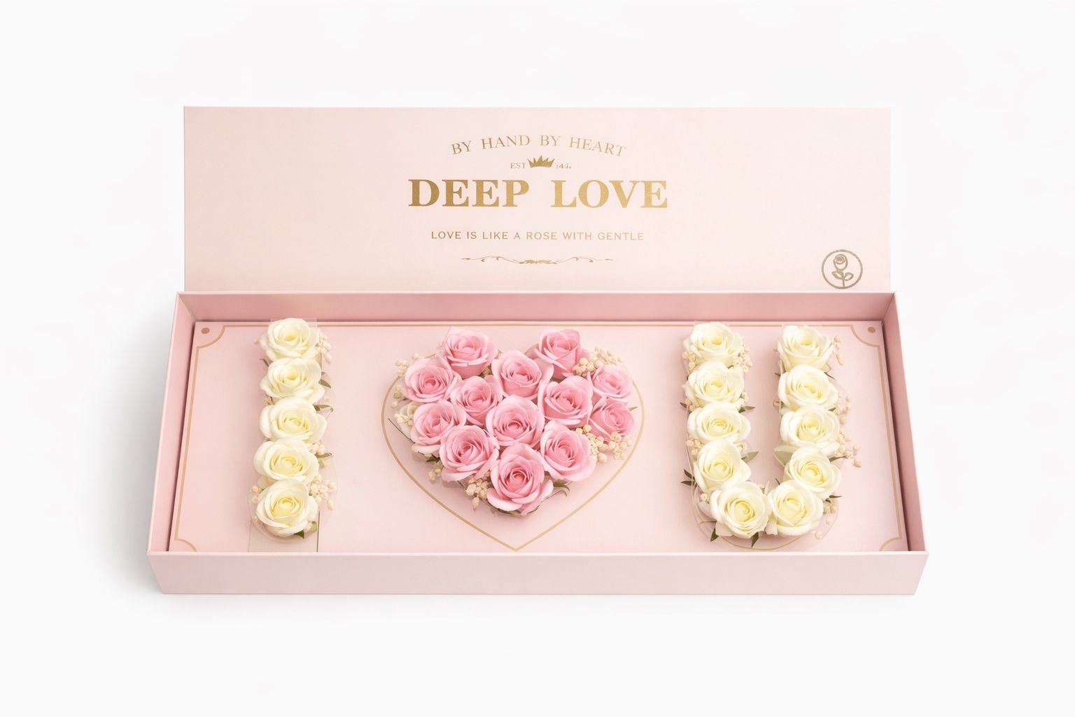 Deep Love White & Pink