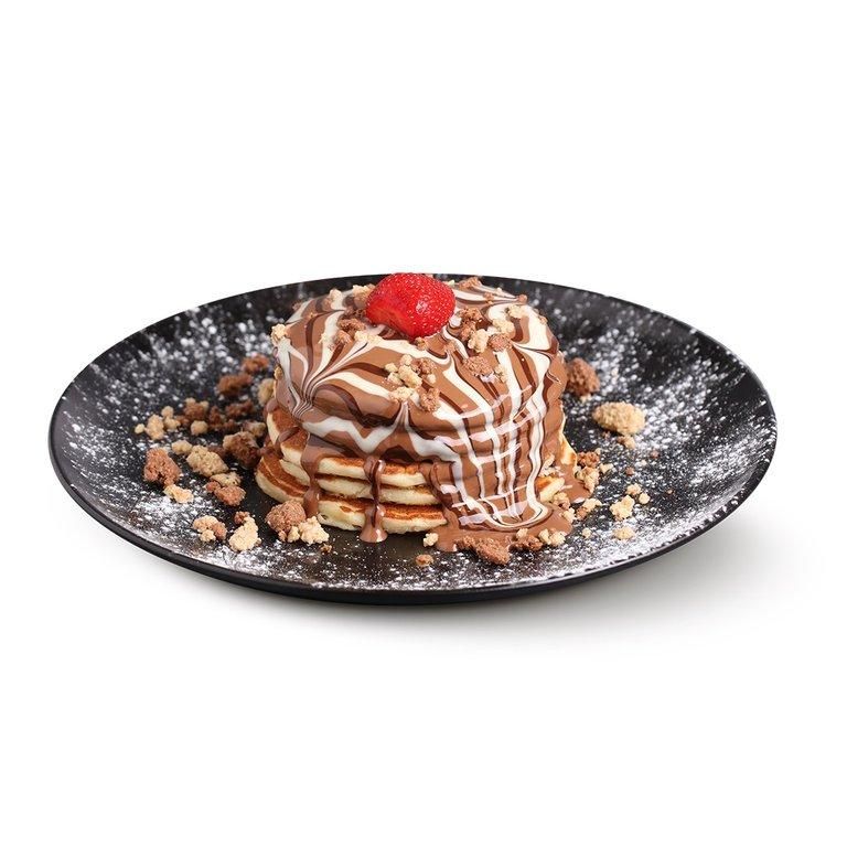 CRUNCHY CHOCOLATE PANCAKES