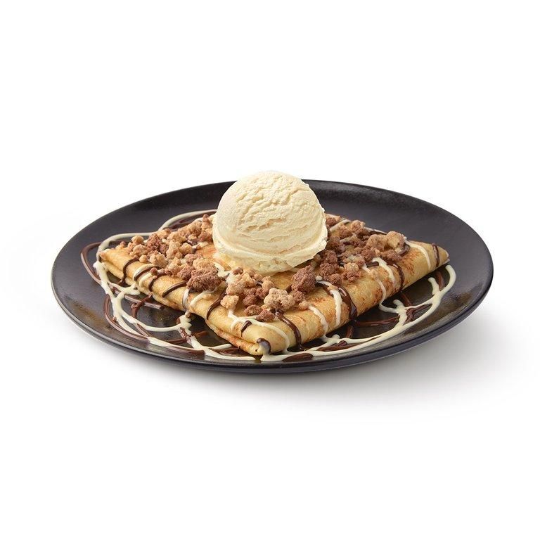 CRUNCHY TRIPLE CHOCOLATE CREPE
