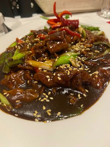 Beef with Teriyaki Sauce & Mushroom