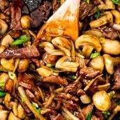 Beef with Mushroom & Bamboo
