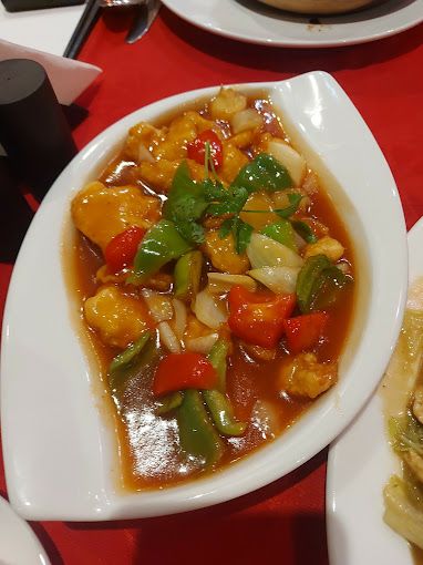 Roasted chicken with sweet sauce