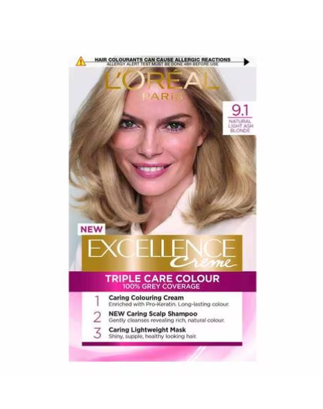 L'Oreal Excellence Ash Blonde 9.1