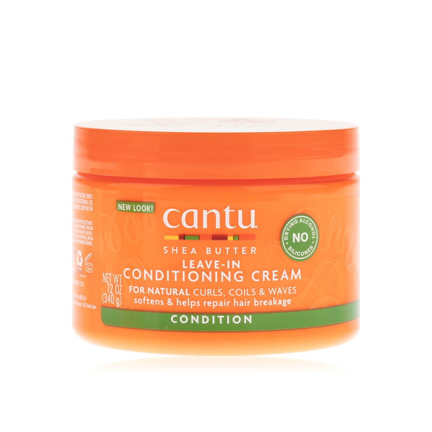 Cantu Shea Butter For Natural Hair Leave-In Conditioning Cream, 340g