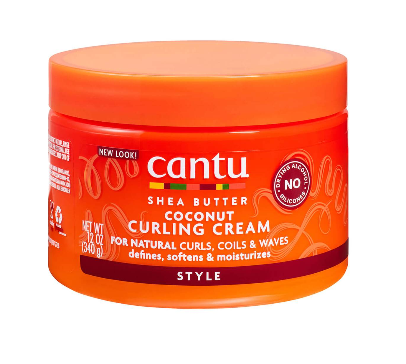 Cantu Shea Butter For Natural Hair Coconut Curling Cream,  340g