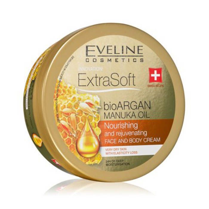 Eveline Soft Bioargan Manuka Oil Face & Body Cream, 175ml