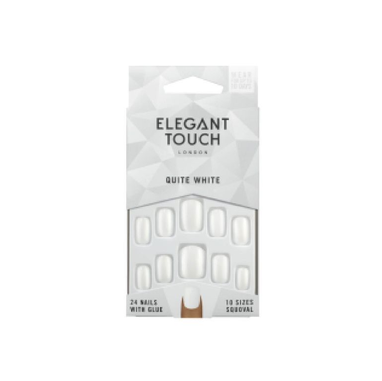 Elegant Touch Colour Nails - Quite White