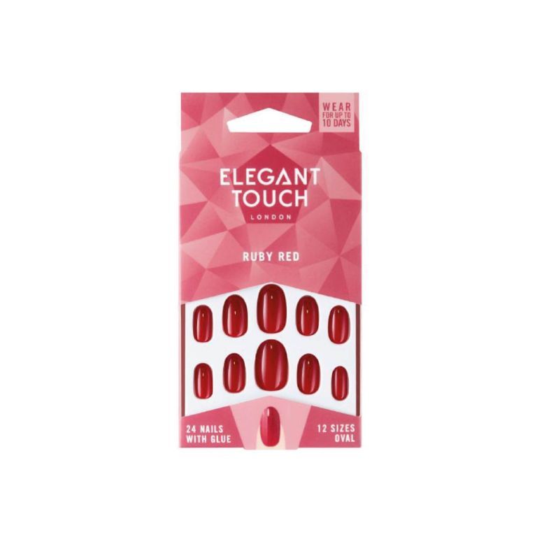 Elegant Touch Colour Nails - Ruby Red