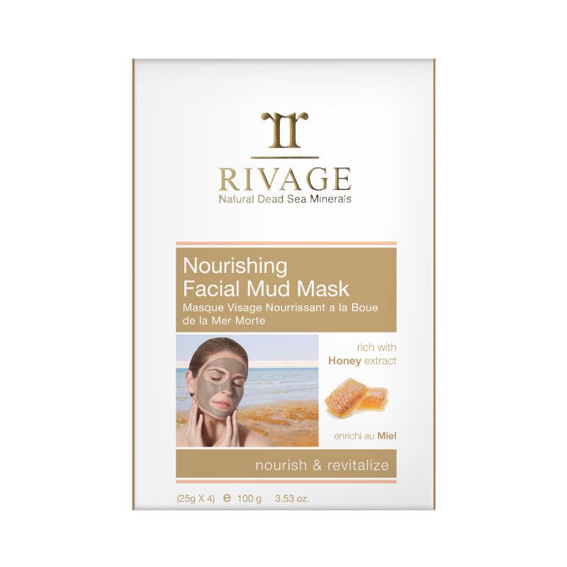 Rivage Nourishing Facial Mud Mask with Honey, 25g