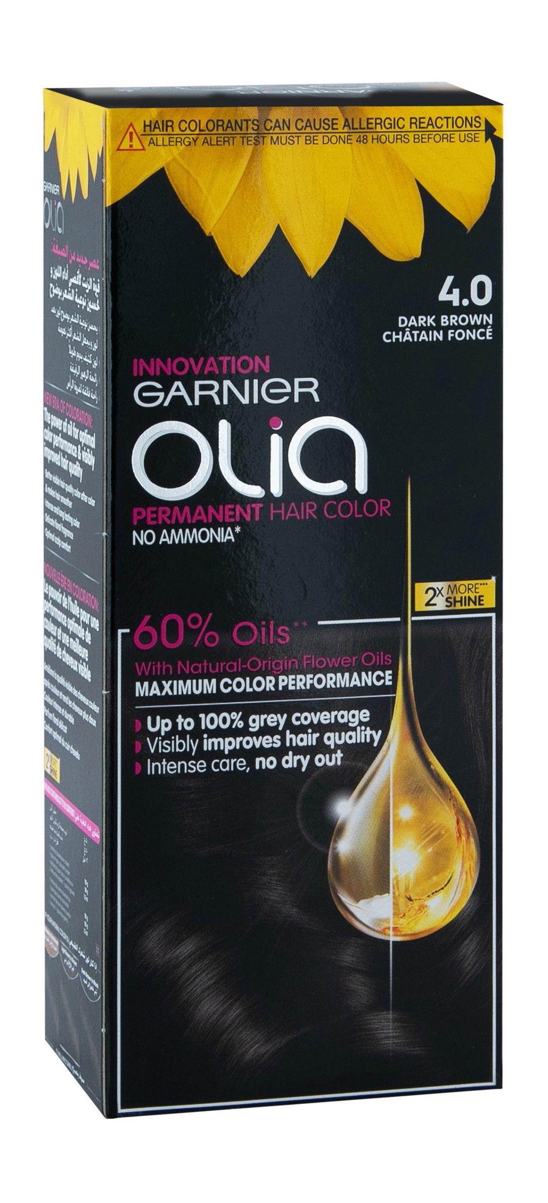 Garnier Hair Dye Olia 4.0 - Dark Brown